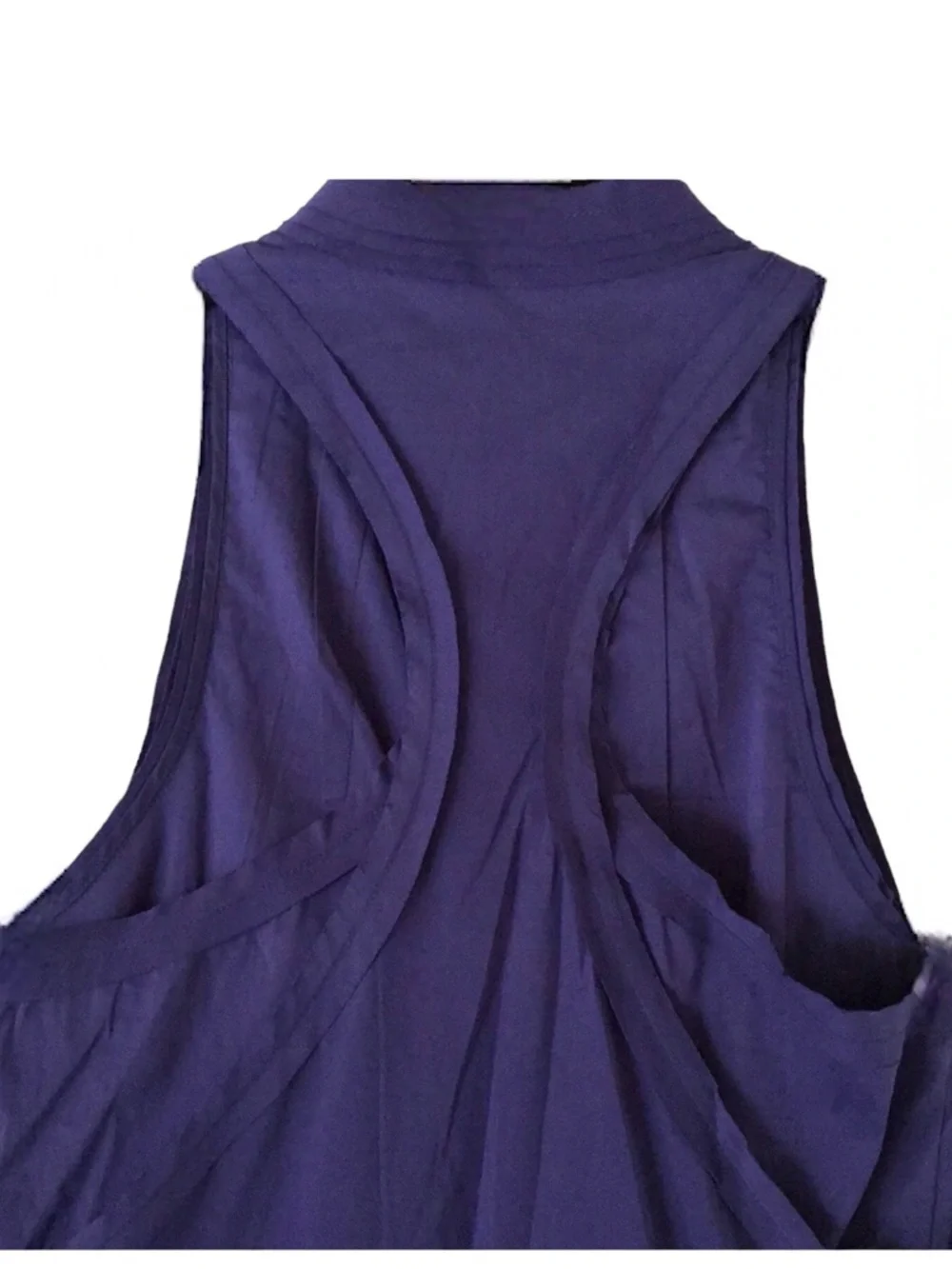 💜BCBGMAXAZRIA Artistic Purple Layered Blouse💜 - Picture 7 of 10